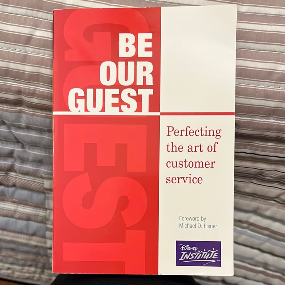 Disney Institute 'Be Our Guest' Book